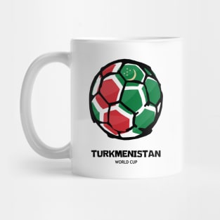 Turkmenistan Football Country Flag Mug